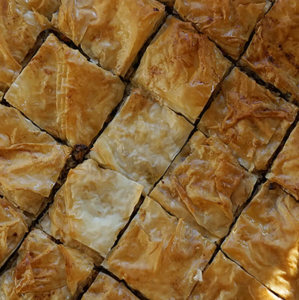 Mango Blackberry Baklava