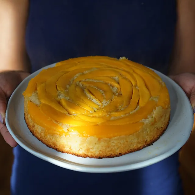 Mango Upside Down Cake