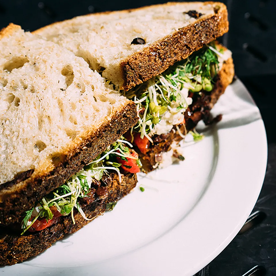 Mango & Chicken Salad Sandwich