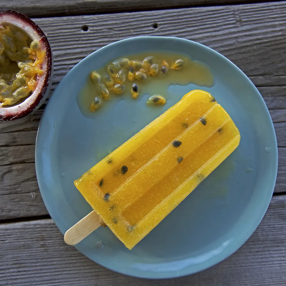 Mango Maracuya (Passion Fruit) Popsicles
