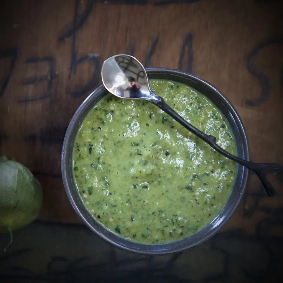 Mango- Avocado Tomatillo Sauce
