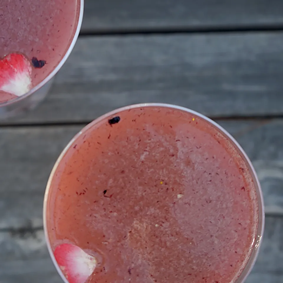 Rhubarb & Mango Pink Peppercorn Coolers