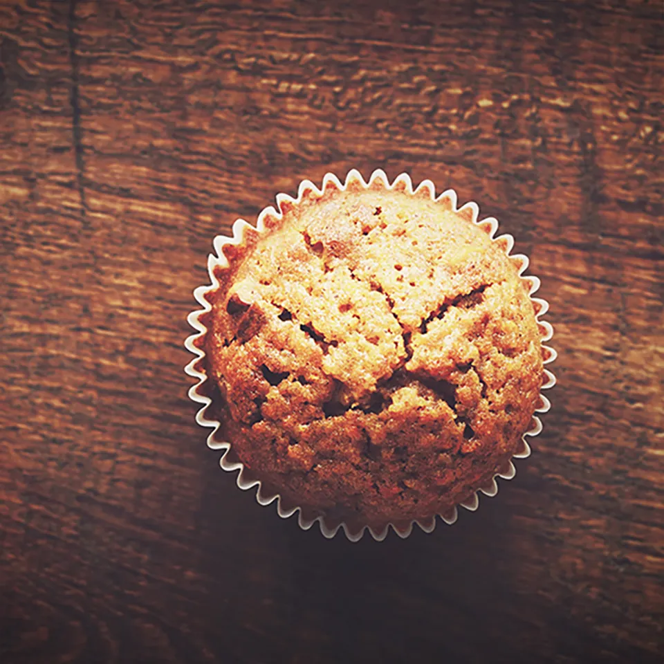 Mango & Carrot Muffins with Ginger Spice Butter
