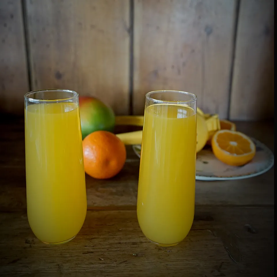 Mango Honey Nectar Mimosas