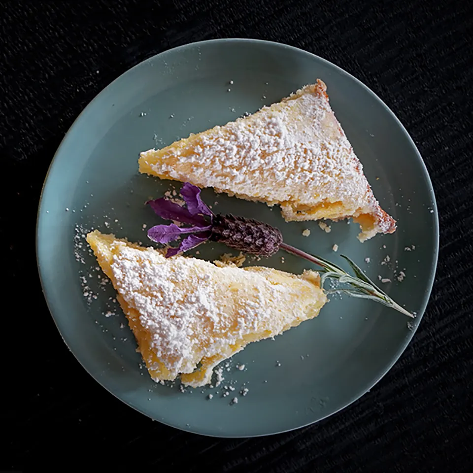 Meyer Lemon Mango Bars