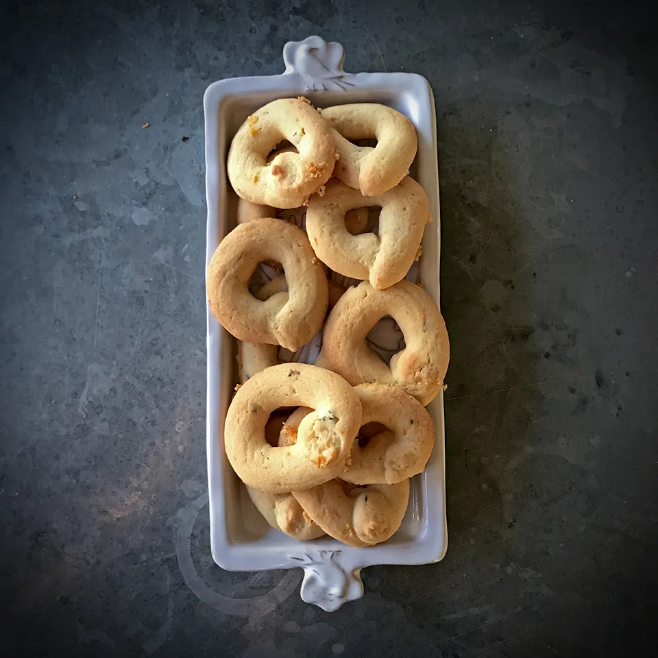 Danish Style Mango Butter Cookies