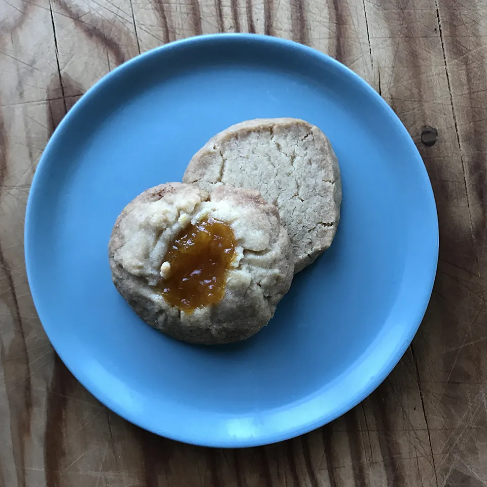 Mango Thumbprint Cookies