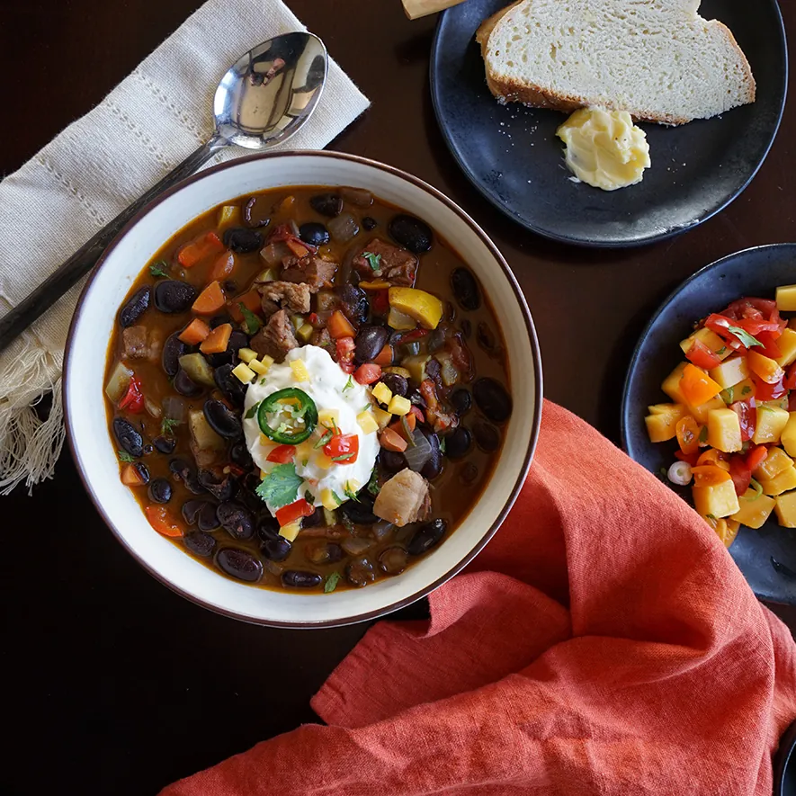 Pork Chili with Mango