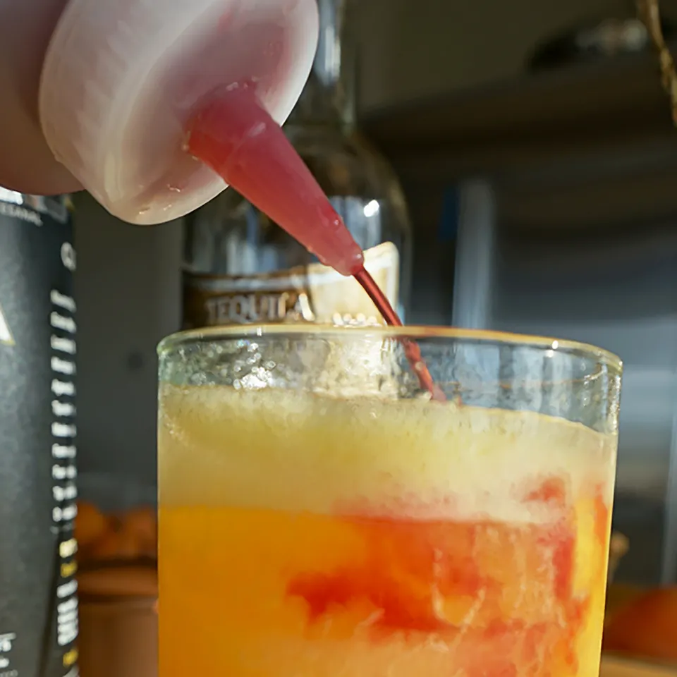 Mezcal & Sage Grenadine